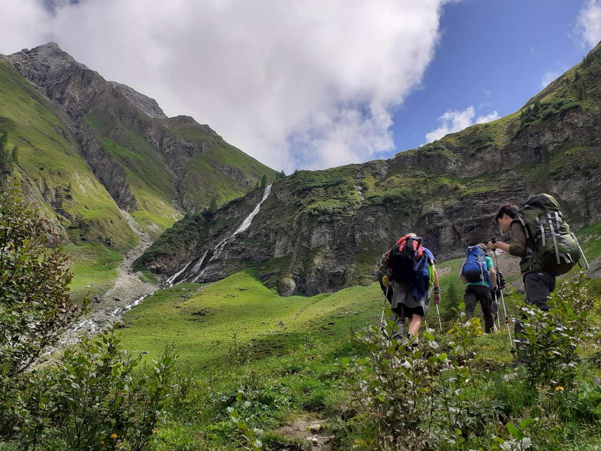 Alpenüberquerung "Zu Fuß über die Alpen" Alpenüberquerung "Zu Fuß über die Alpen"